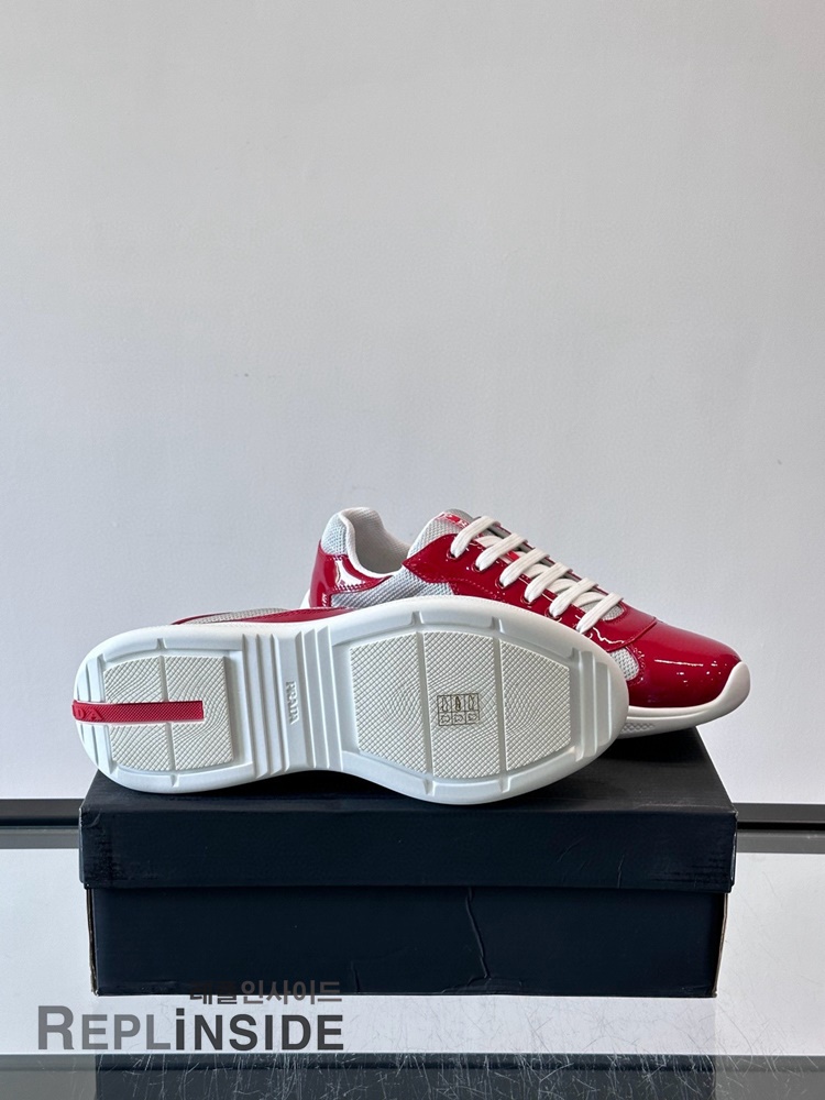 레플리카 명품 [PRADA] 프라다 아메리카 컵 스니커즈 남성용 - 전체 실사