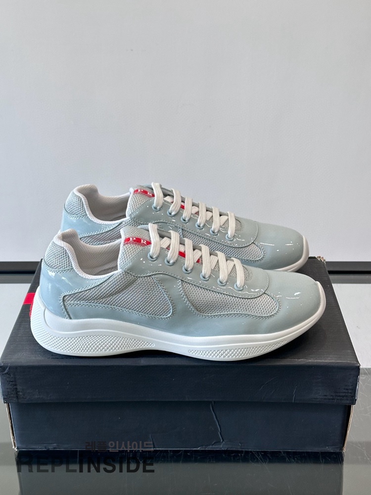 레플리카 명품 [PRADA] 프라다 아메리카 컵 스니커즈 남성용 - 앞면 실사