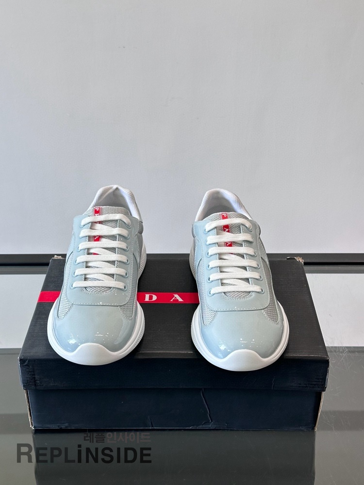 레플리카 명품 [PRADA] 프라다 아메리카 컵 스니커즈 남성용 - 옆면 실사