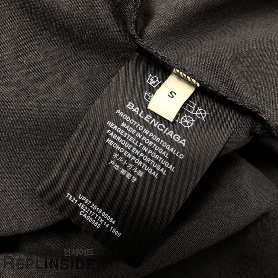 레플리카 명품 [BALENCIAGA] 19ss 남녀공용 티셔츠 - 전체 실사