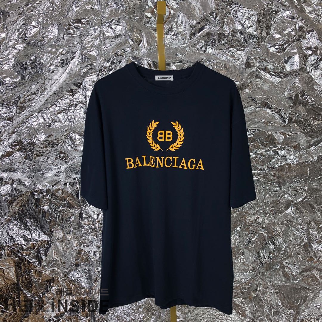 레플리카 명품 [BALENCIAGA] 19ss 남녀공용 티셔츠 - 앞면 실사