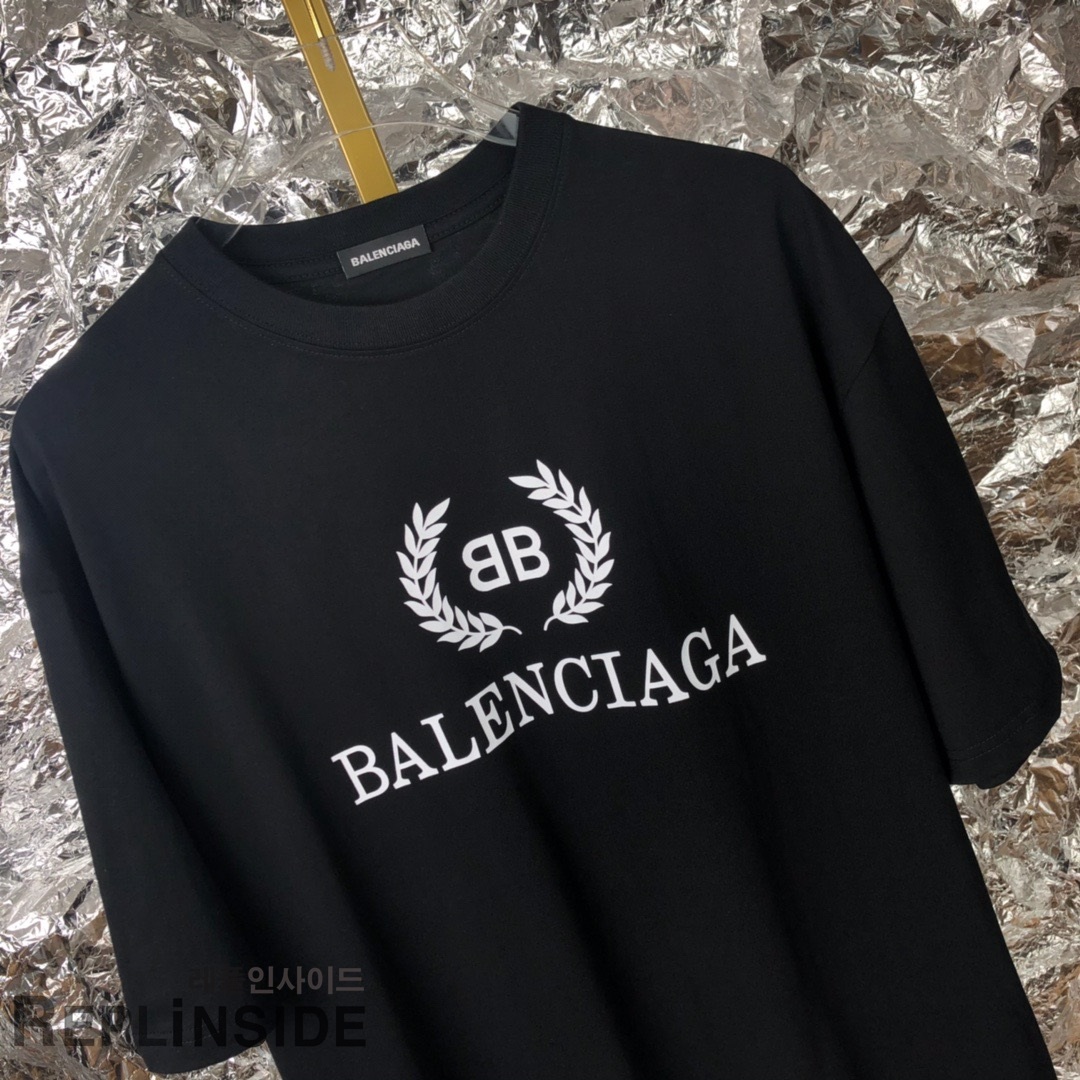 레플리카 명품 [BALENCIAGA] 19ss 남녀공용 티셔츠 - 뒷면 실사