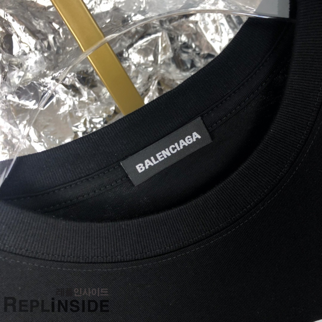 레플리카 명품 [BALENCIAGA] 19ss 남녀공용 티셔츠 - 로고 실사