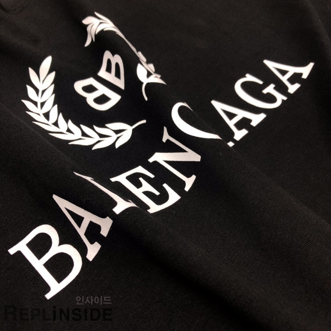 레플리카 명품 [BALENCIAGA] 19ss 남녀공용 티셔츠 - 인솔 실사