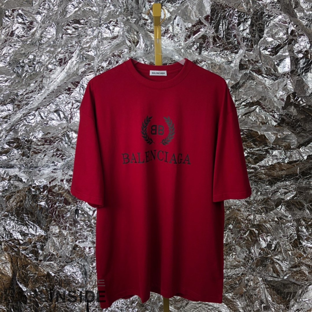 레플리카 명품 [BALENCIAGA] 19ss 남녀공용 티셔츠 - 앞면 실사