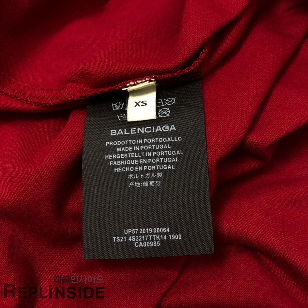 레플리카 명품 [BALENCIAGA] 19ss 남녀공용 티셔츠 - 택 실사