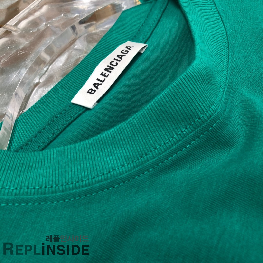 레플리카 명품 [BALENCIAGA] 19ss 남녀공용 티셔츠 - 인솔 실사