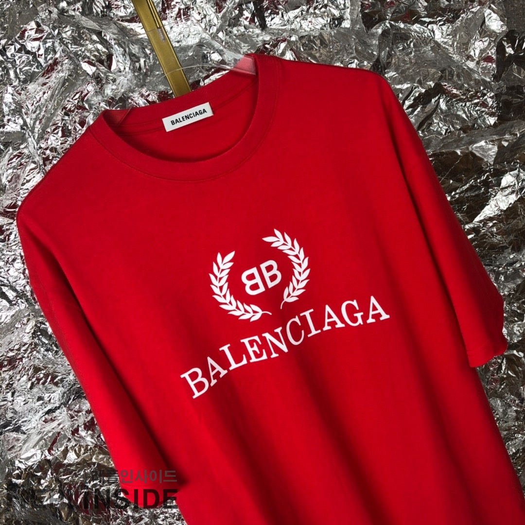 레플리카 명품 [BALENCIAGA] 19ss 남녀공용 티셔츠 - 뒷면 실사