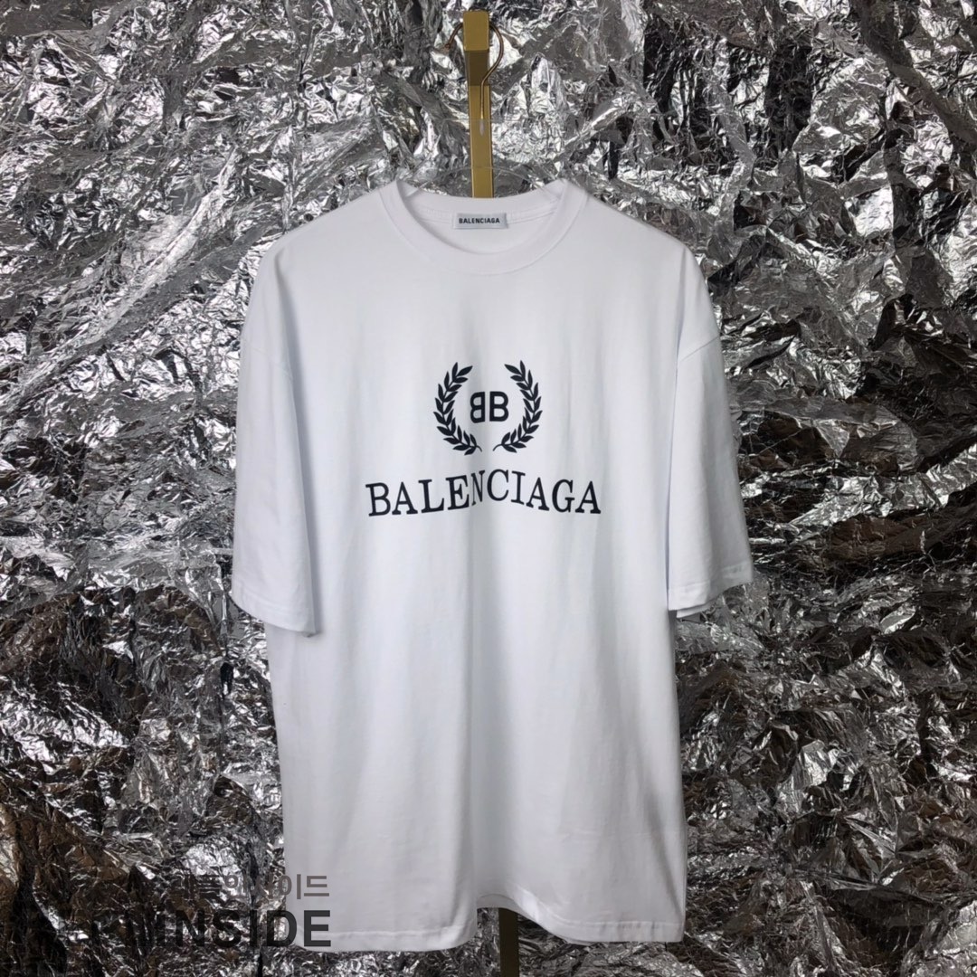 레플리카 명품 [BALENCIAGA] 19ss 남녀공용 티셔츠 - 앞면 실사