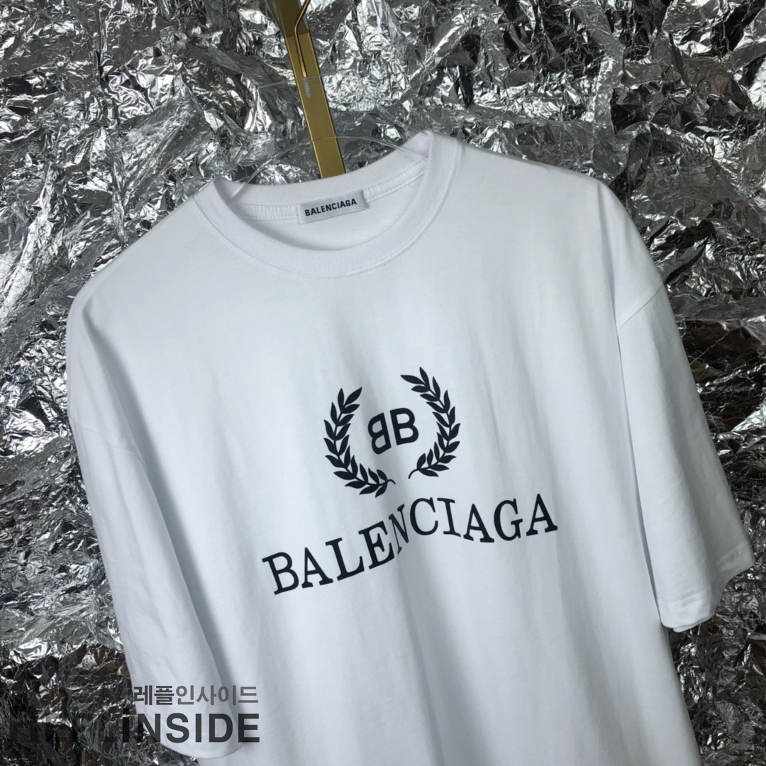 레플리카 명품 [BALENCIAGA] 19ss 남녀공용 티셔츠 - 뒷면 실사