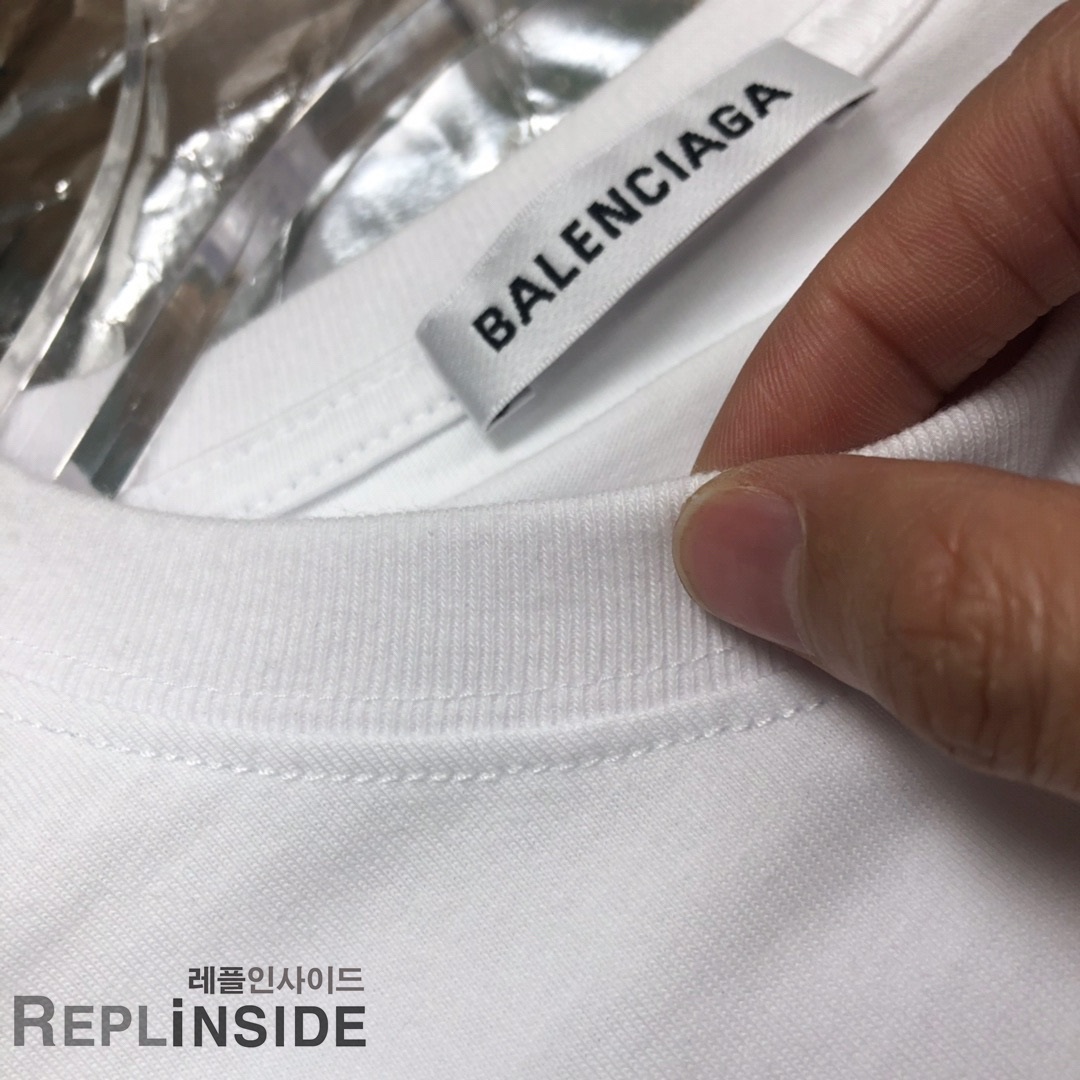 레플리카 명품 [BALENCIAGA] 19ss 남녀공용 티셔츠 - 택 실사