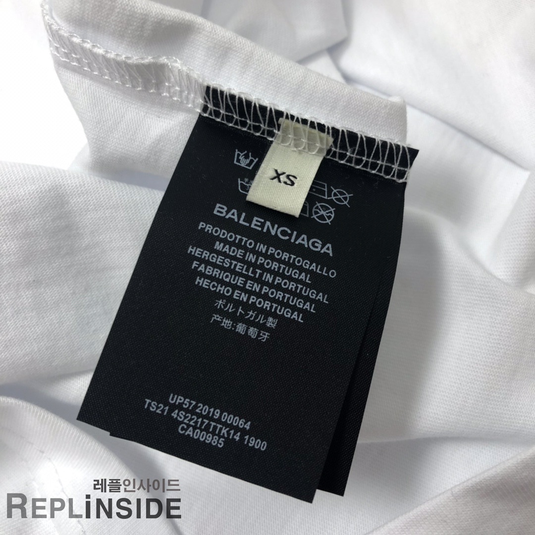 레플리카 명품 [BALENCIAGA] 19ss 남녀공용 티셔츠 - 전체 실사