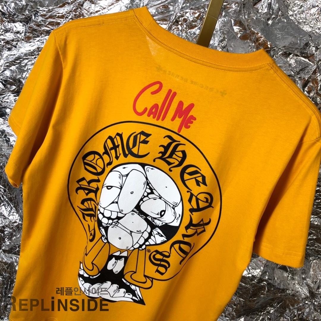 레플리카 명품 [Chrome hearts] 19ss 남녀공용 티셔츠 - 뒷면 실사