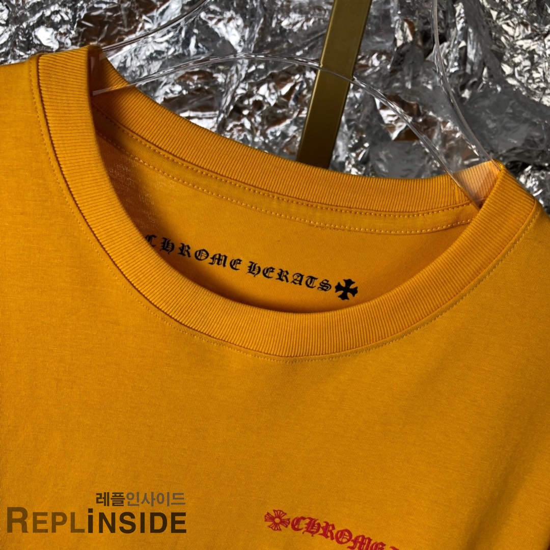 레플리카 명품 [Chrome hearts] 19ss 남녀공용 티셔츠 - 택 실사