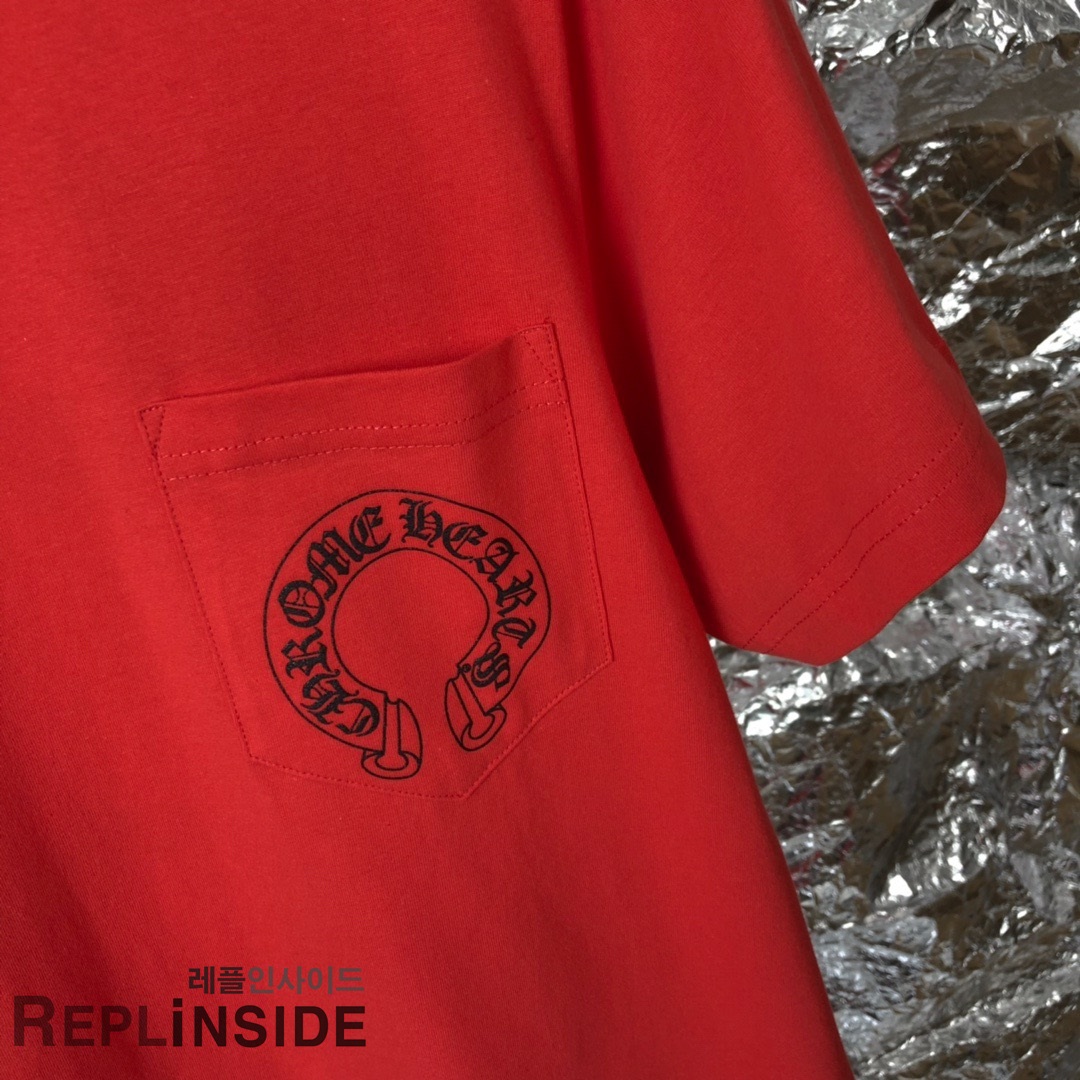 레플리카 명품 [Chrome hearts] 19ss 남녀공용 티셔츠 - 로고 실사