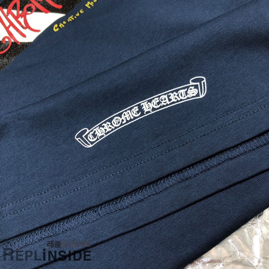 레플리카 명품 [Chrome hearts] 19ss 남녀공용 티셔츠 - 택 실사