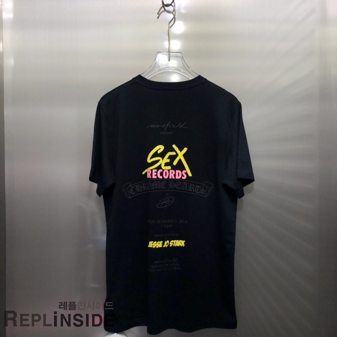 레플리카 명품 [Chrome hearts] 19ss 남녀공용 티셔츠 - 옆면 실사