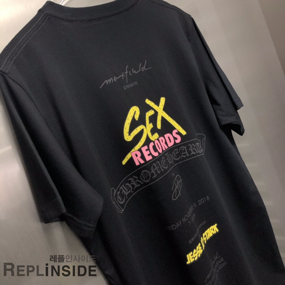 레플리카 명품 [Chrome hearts] 19ss 남녀공용 티셔츠 - 뒷면 실사