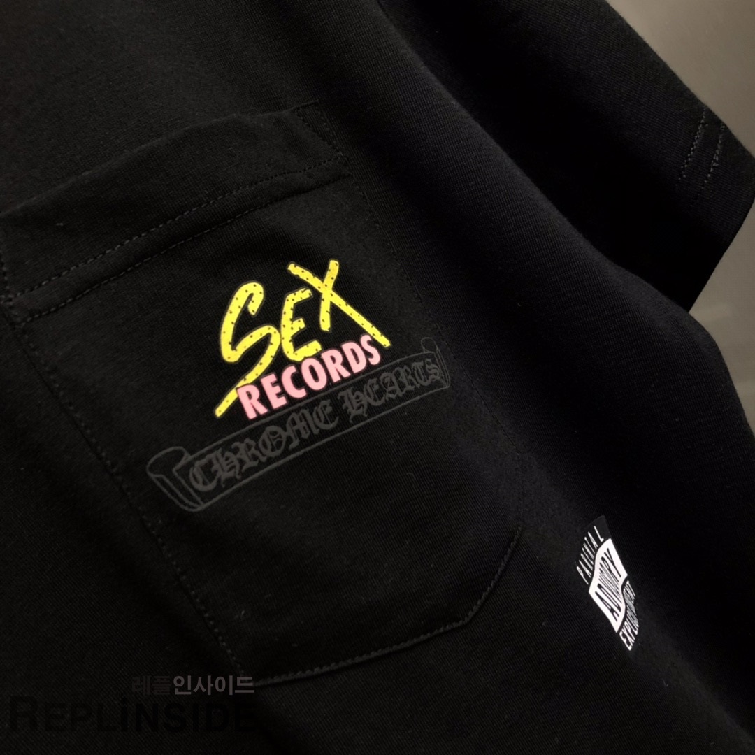 레플리카 명품 [Chrome hearts] 19ss 남녀공용 티셔츠 - 인솔 실사