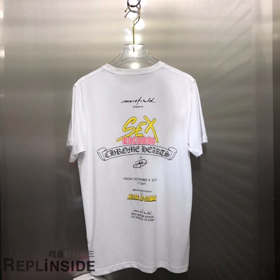 레플리카 명품 [Chrome hearts] 19ss 남녀공용 티셔츠 - 옆면 실사