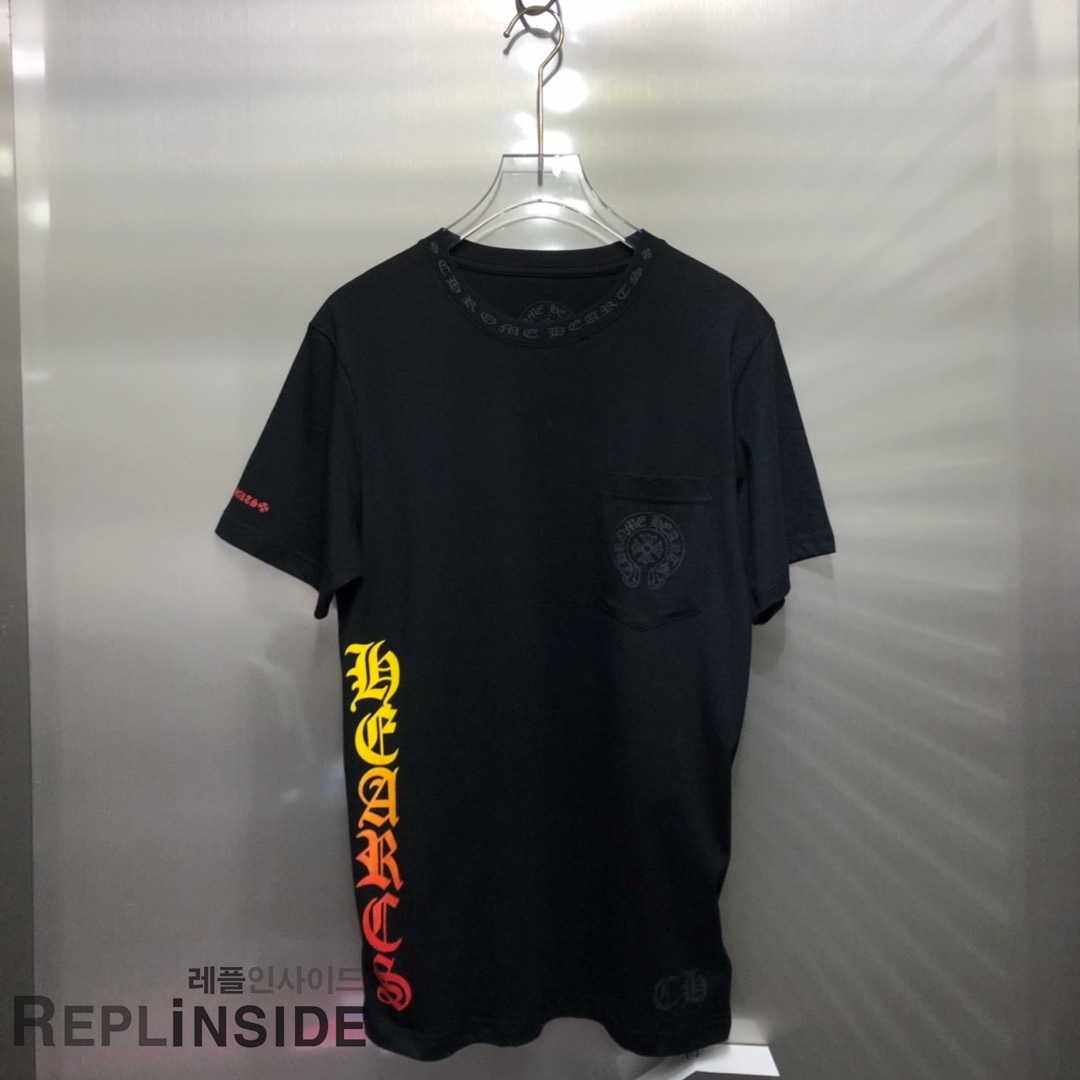 레플리카 명품 [Chrome hearts] 19ss 남녀공용 티셔츠 - 앞면 실사