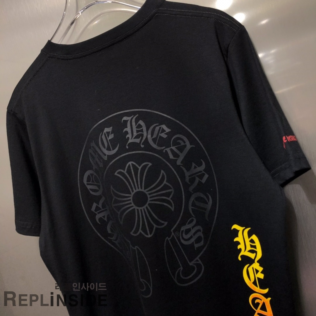레플리카 명품 [Chrome hearts] 19ss 남녀공용 티셔츠 - 뒷면 실사