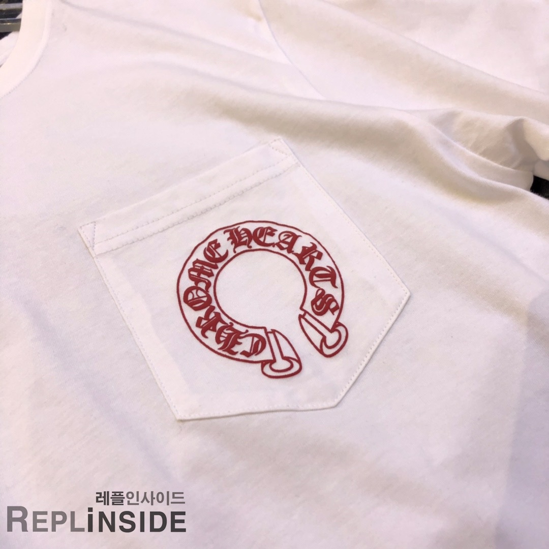 레플리카 명품 [Chrome hearts] 19ss 남녀공용 티셔츠 - 인솔 실사