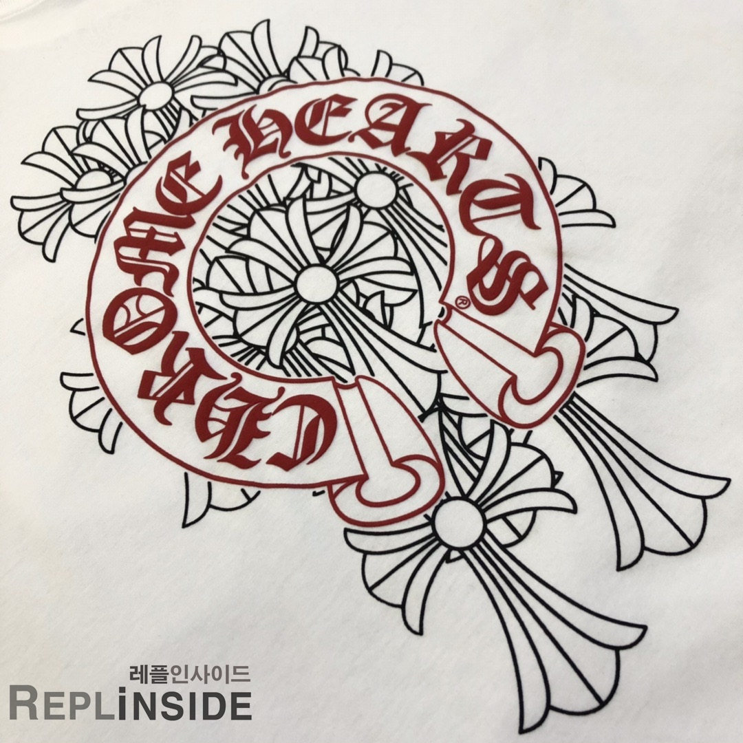 레플리카 명품 [Chrome hearts] 19ss 남녀공용 티셔츠 - 밑창 실사