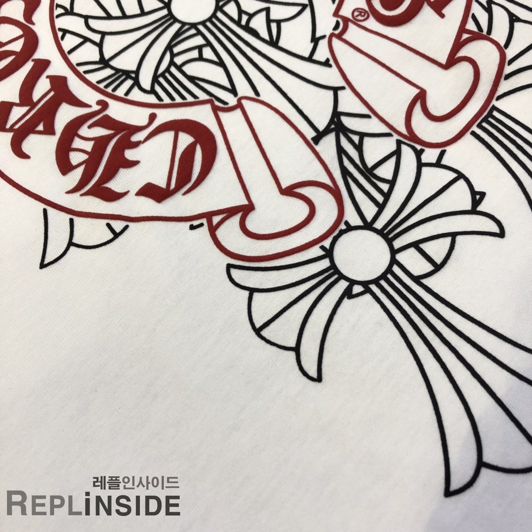 레플리카 명품 [Chrome hearts] 19ss 남녀공용 티셔츠 - 택 실사