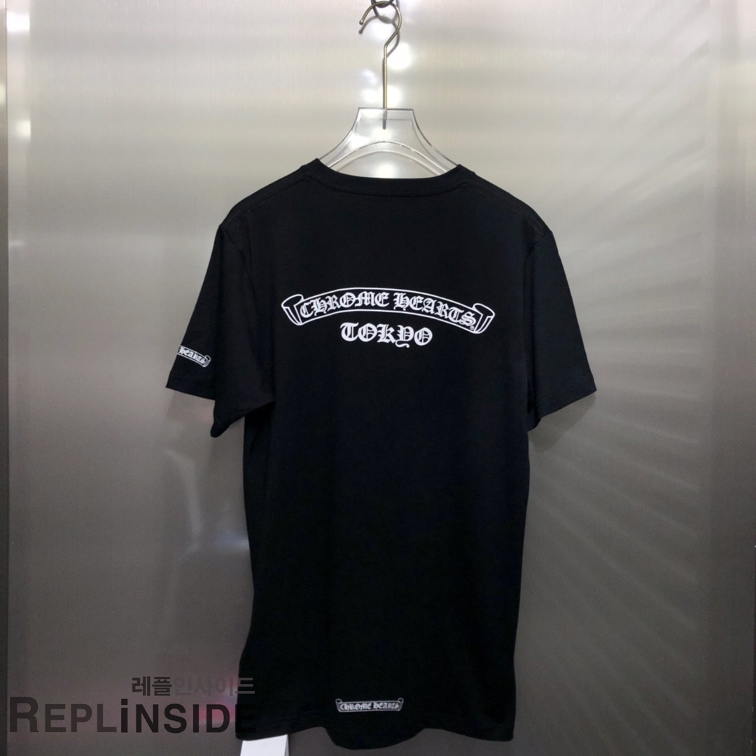 레플리카 명품 [Chrome hearts] 19ss 남녀공용 티셔츠 - 옆면 실사