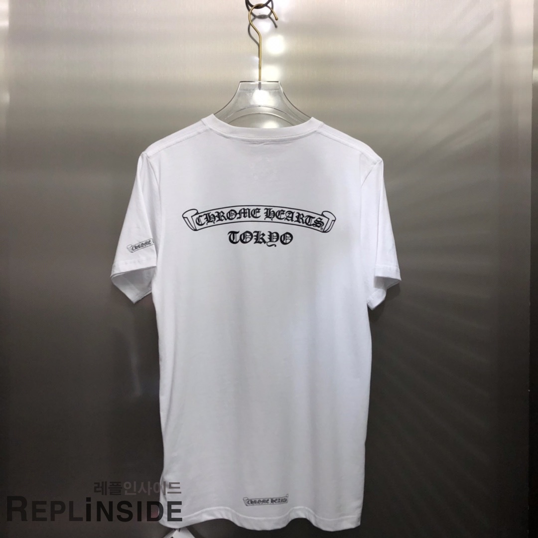 레플리카 명품 [Chrome hearts] 19ss 남녀공용 티셔츠 - 옆면 실사