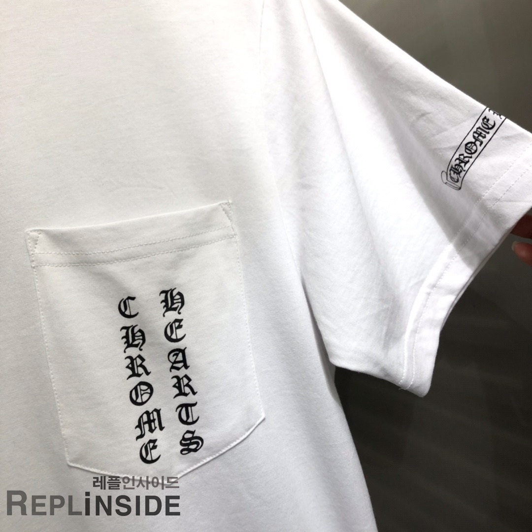 레플리카 명품 [Chrome hearts] 19ss 남녀공용 티셔츠 - 로고 실사