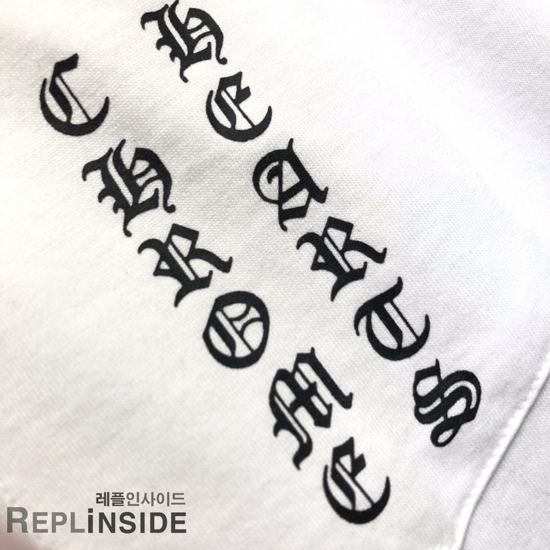 레플리카 명품 [Chrome hearts] 19ss 남녀공용 티셔츠 - 인솔 실사