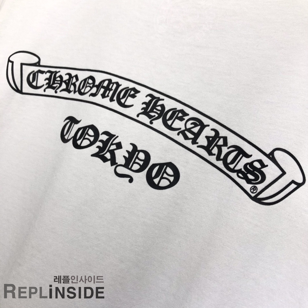 레플리카 명품 [Chrome hearts] 19ss 남녀공용 티셔츠 - 박스 실사