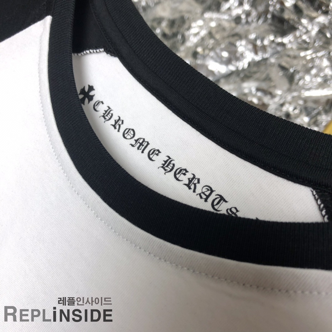레플리카 명품 [Chrome hearts] 19ss 남녀공용 티셔츠 - 인솔 실사