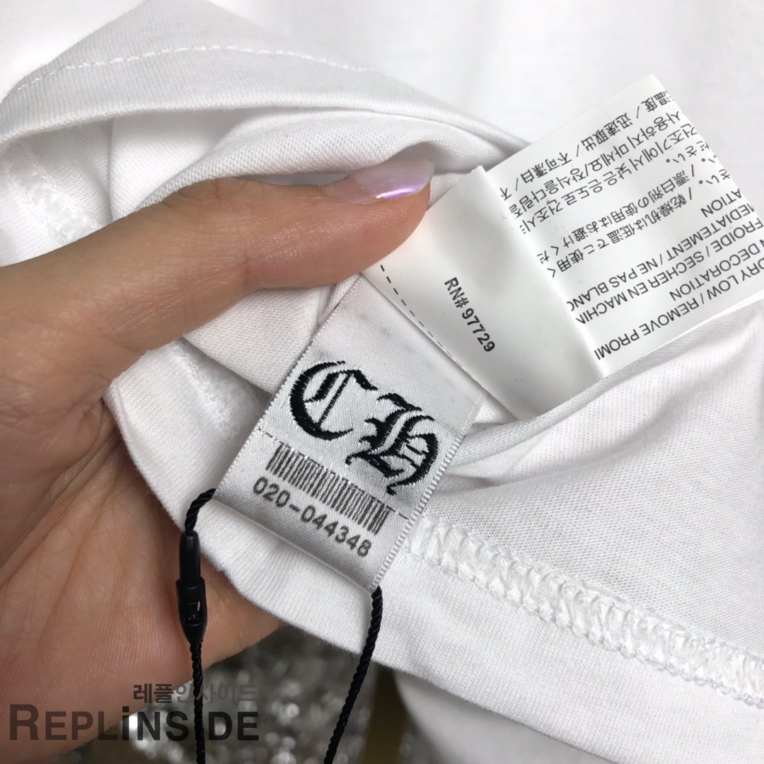 레플리카 명품 [Chrome hearts] 19ss 남녀공용 티셔츠 - 전체 실사