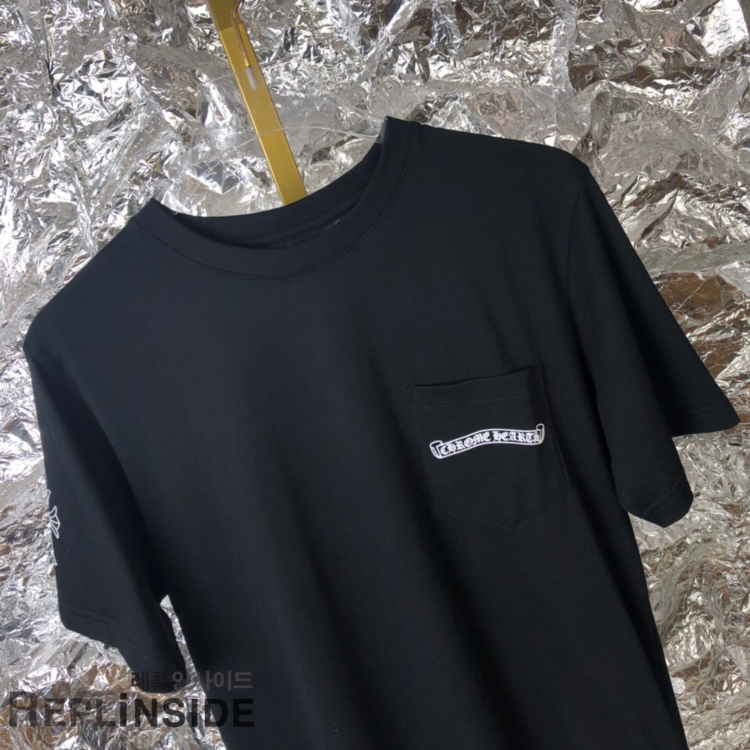 레플리카 명품 [Chromehearts] 19ss 남녀공용 티셔츠 - 뒷면 실사