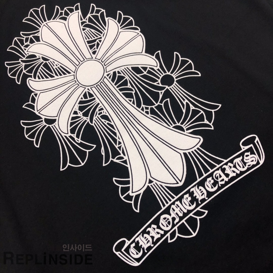 레플리카 명품 [Chromehearts] 19ss 남녀공용 티셔츠 - 인솔 실사
