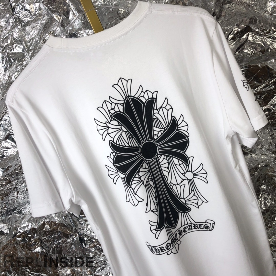 레플리카 명품 [Chrome hearts] 19ss 남녀공용 티셔츠 - 뒷면 실사