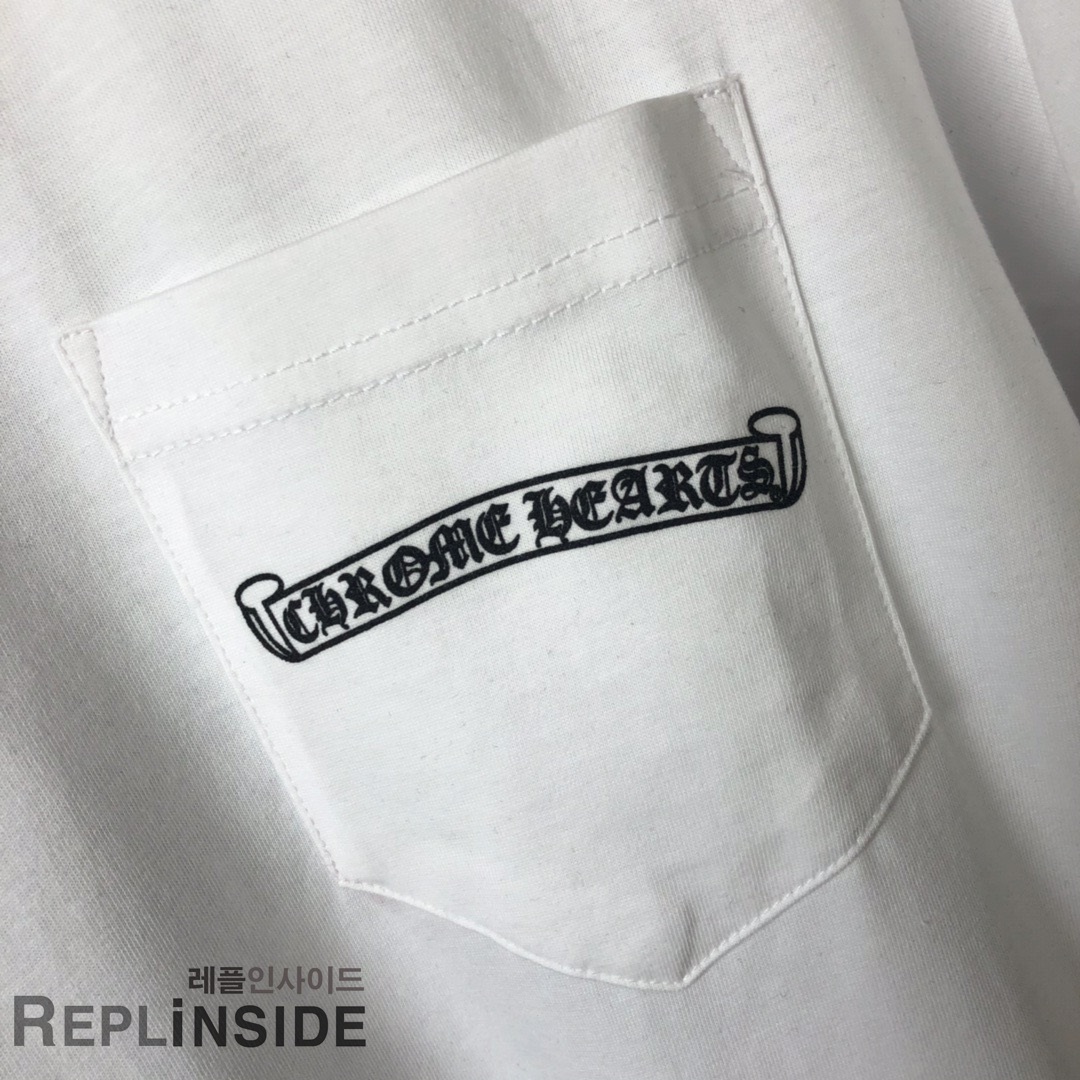 레플리카 명품 [Chrome hearts] 19ss 남녀공용 티셔츠 - 밑창 실사