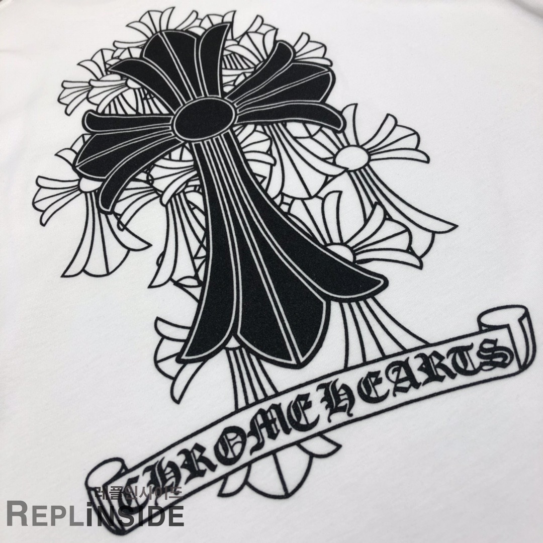 레플리카 명품 [Chrome hearts] 19ss 남녀공용 티셔츠 - 택 실사