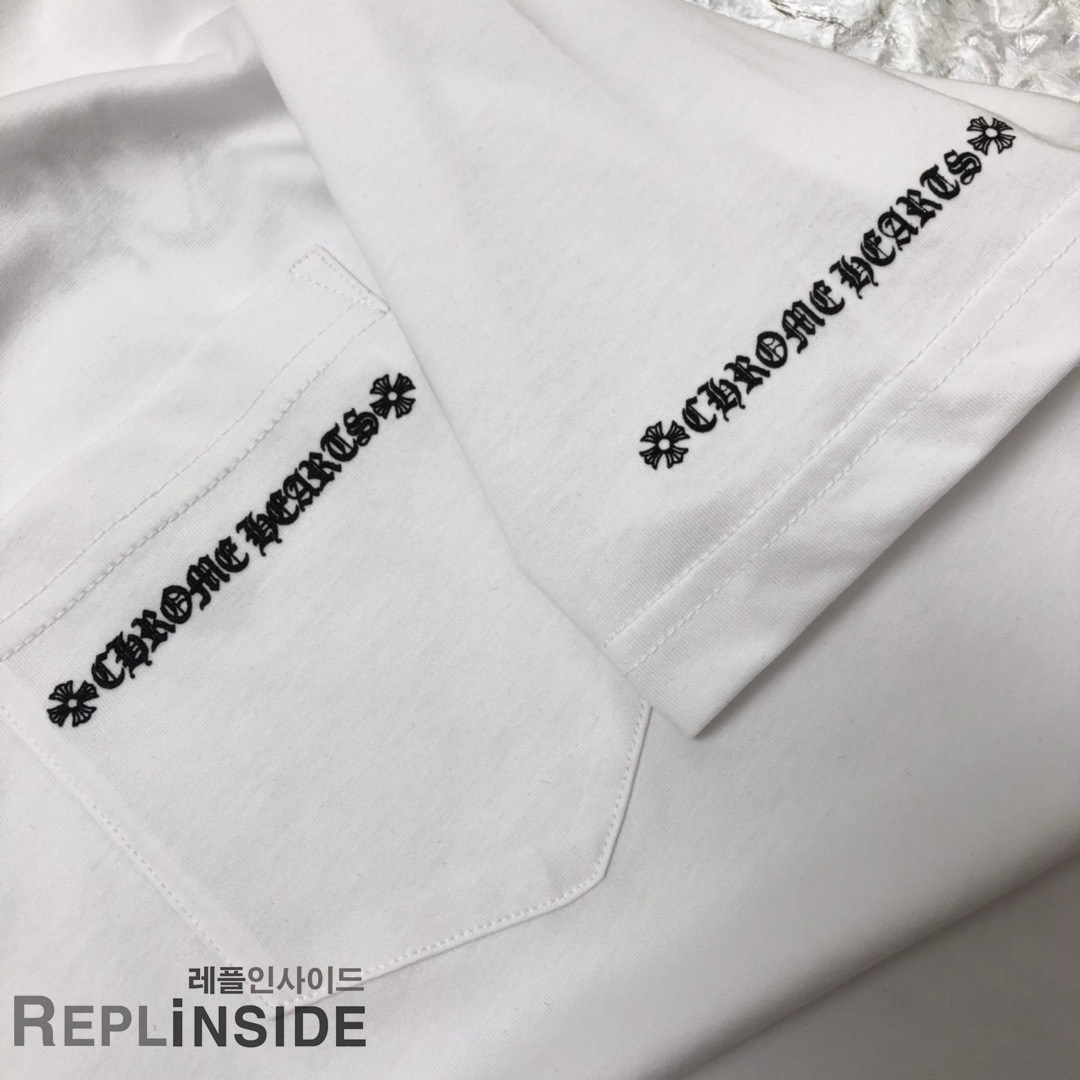 레플리카 명품 [Chrome hearts] 19ss 남녀공용 티셔츠 - 전체 실사