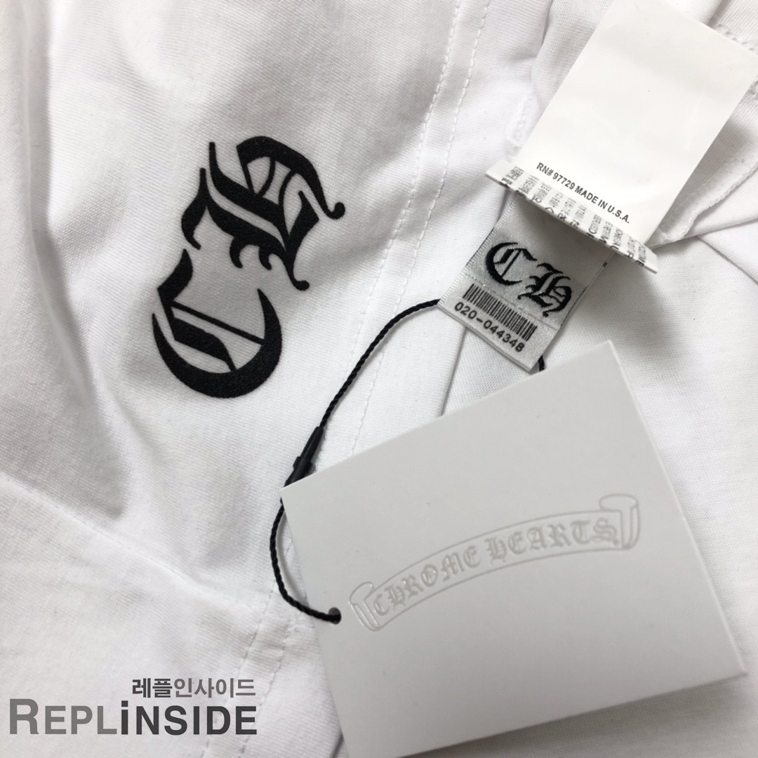 레플리카 명품 [Chrome hearts] 19ss 남녀공용 티셔츠 - 착용샷 실사