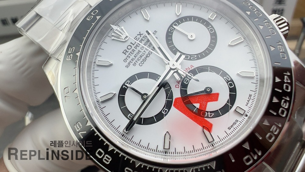레플리카 명품 [ROLEX] 로렉스 데이토나 크로노그래프 화이트 판다 다이얼 40mm 116500LN (VS공장) - 뒷면 실사