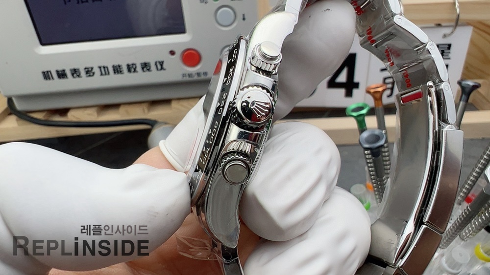 레플리카 명품 [ROLEX] 로렉스 데이토나 크로노그래프 화이트 판다 다이얼 40mm 116500LN (VS공장) - 인솔 실사