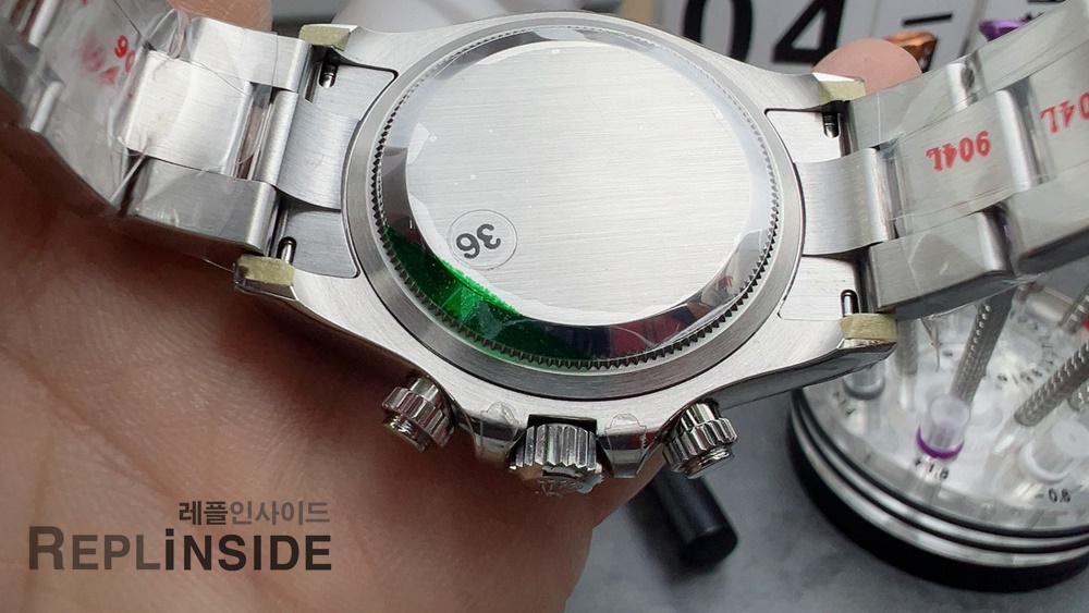 레플리카 명품 [ROLEX] 로렉스 데이토나 크로노그래프 화이트 판다 다이얼 40mm 116500LN (VS공장) - 밑창 실사