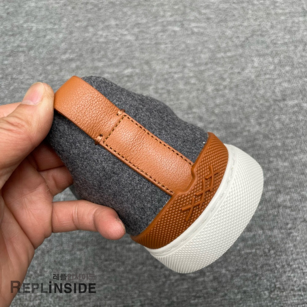 레플리카 명품 [ZEGNA] 제냐 트리플 스티치 스니커즈 남성용 - 택 실사