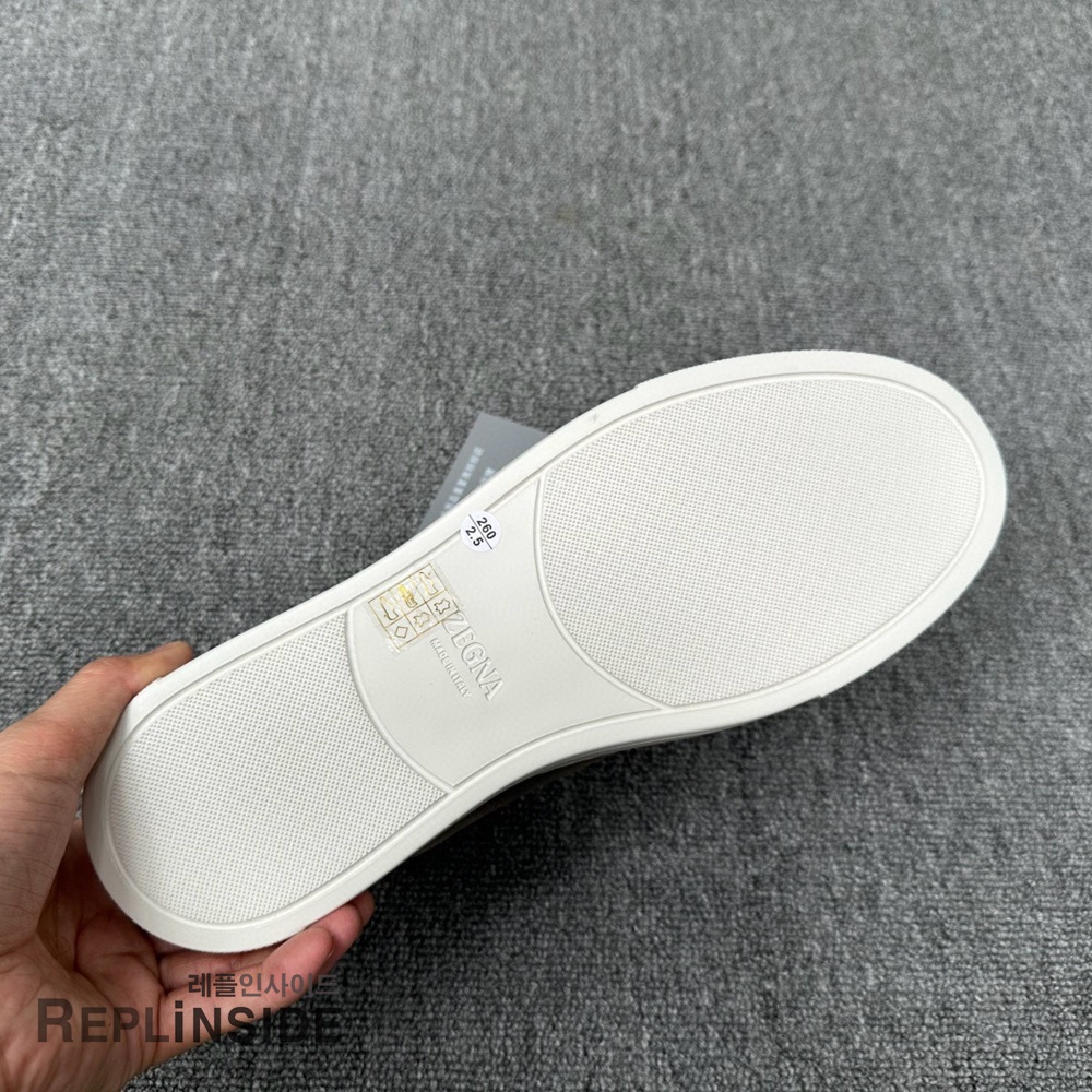 레플리카 명품 [ZEGNA] 제냐 트리플 스티치 스니커즈 남성용 - 택 실사