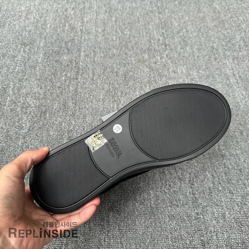 레플리카 명품 [ZEGNA] 제냐 트리플 스티치 스니커즈 남성용 - 택 실사