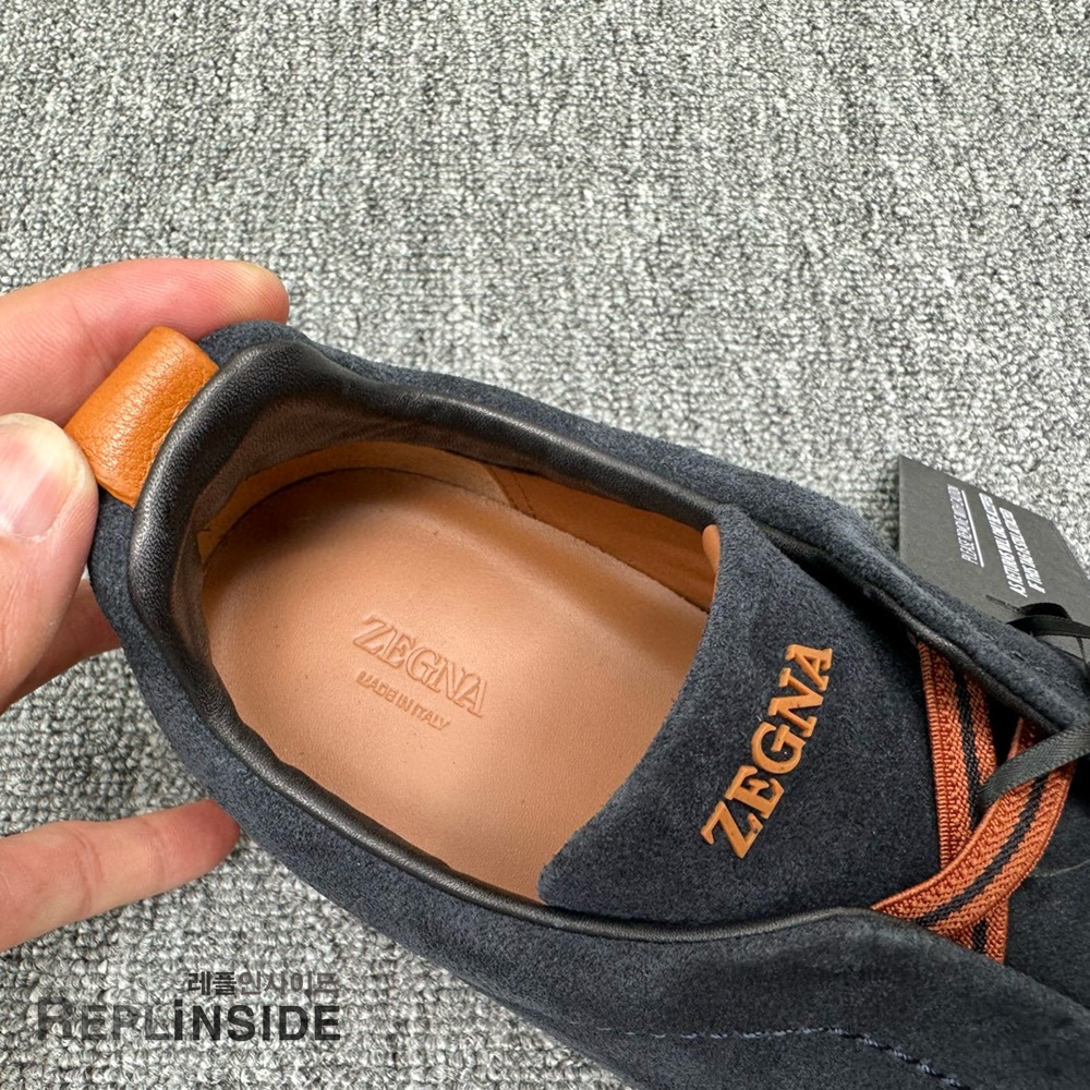 레플리카 명품 [ZEGNA] 제냐 트리플 스티치 스니커즈 남성용 - 밑창 실사